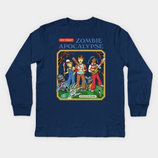 My First Zombie Apocalypse Kids Long Sleeve T-Shirt